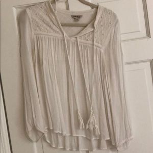 Lucky brand sheer blouse